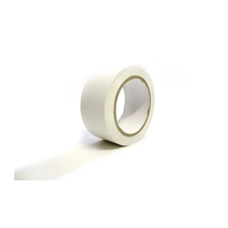 Coba Europe White Polyvinyl Chloride Hazard Tape 50mm Width 33m Length 15μm Thickness TP130002