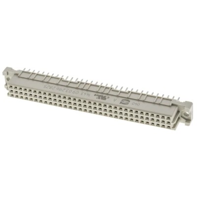 HARTING DIN 41612 96 Way 2.54 mm Pitch Type C Through Hole Female Connector, Class C1, 3 Row Straight 09032962825