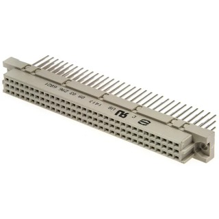 HARTING DIN 41612 96 Way 2.54 mm Pitch Through Hole Type C/2 Wire Wrap Class C2 3 Row Female Connector 09032966821