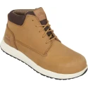 Himalayan Tan Nubuck Leather Non-Metallic Toe Capped Unisex Safety Boots Size EU 40 UK 6.5 EN ISO 20345:2011 4412TN065