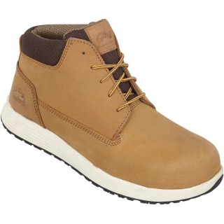 Himalayan Tan Nubuck Leather Non-Metallic Toe Capped Unisex Safety Boots Size EU 40 UK 6.5 EN ISO 20345:2011 4412TN065