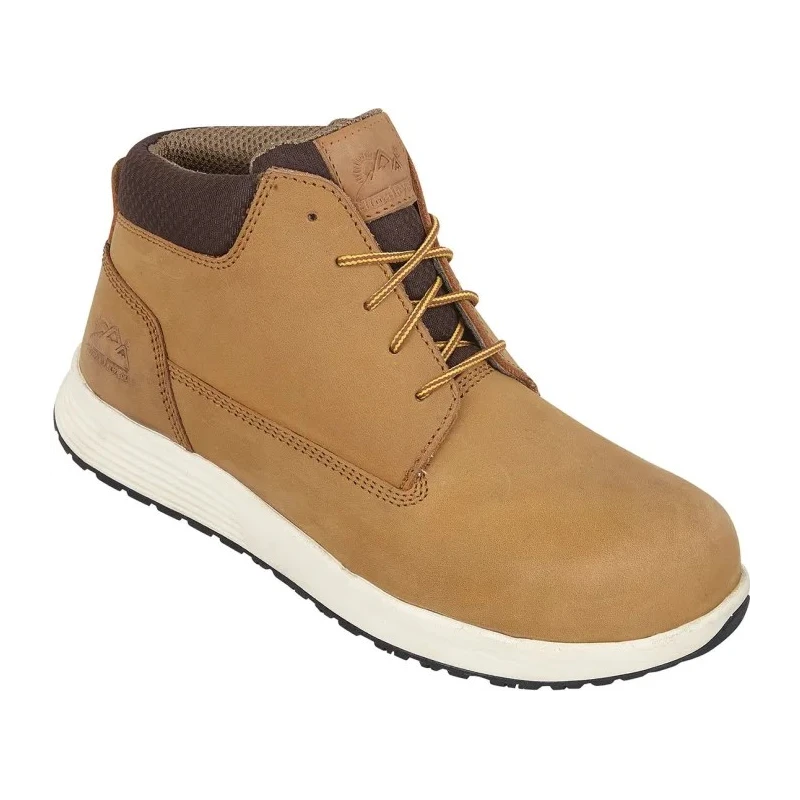 Himalayan Tan Non-Metallic Toe Capped Unisex Safety Boots Size 13, EU 48 EN ISO 20345:2011 4412TN130