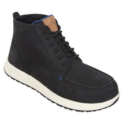 Himalayan Black Non-Metallic Toe Capped Unisex Safety Boots Size UK 10 EU 44 Nubuck Leather SRC Slip Resistant 4417BK100