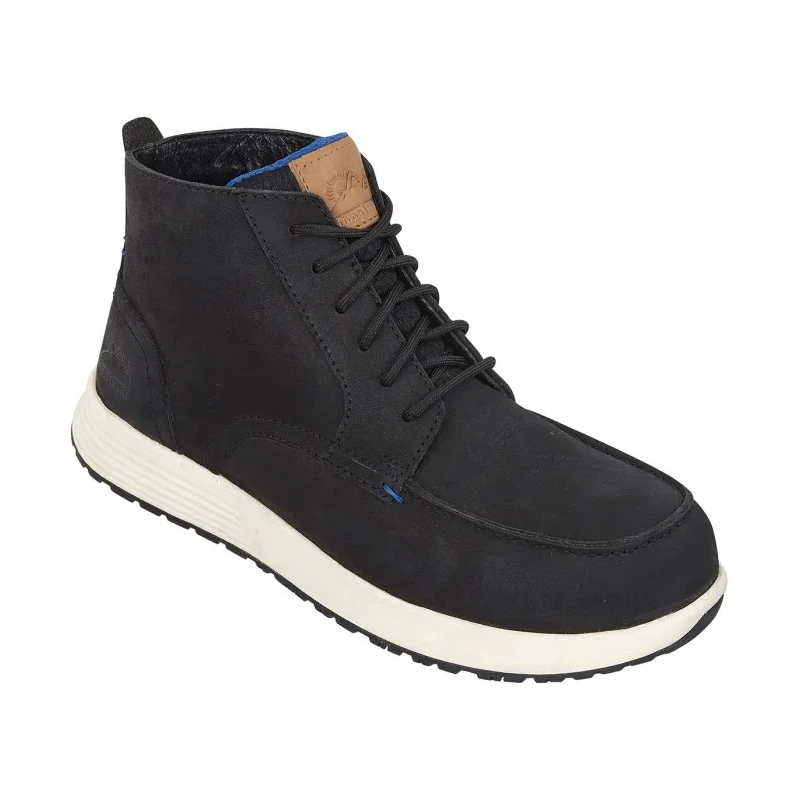 Himalayan Black Non-Metallic Toe Capped Unisex Safety Boots Size UK 10 EU 44 Nubuck Leather SRC Slip Resistant 4417BK100