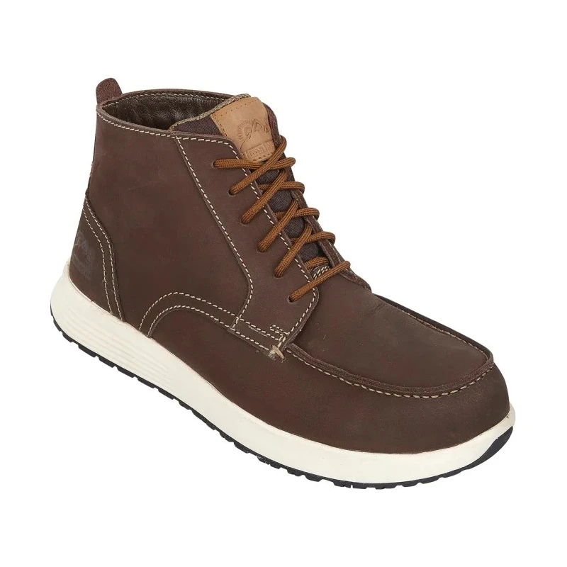 Himalayan Brown Nubuck Non-Metallic Toe Capped Unisex Safety Boots, Size EU 48 UK 13, Heat Resistant Composite 4415BR130