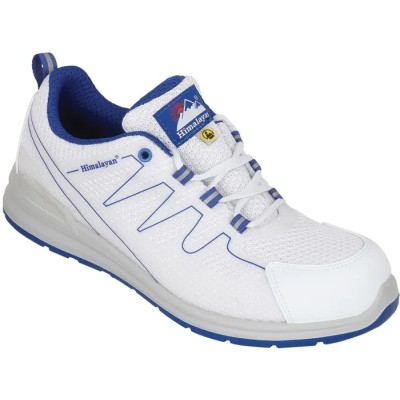 Himalayan 4330 Unisex White Non-Metallic Safety Trainer Lace Up SRC Slip Resistant Composite Midsole EN ISO 20345 910CBK110