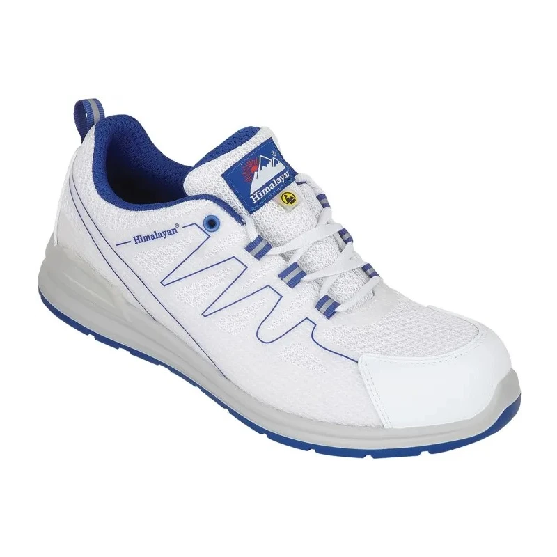 Himalayan 4330 Unisex White Non-Metallic Safety Trainer Lace Up SRC Slip Resistant Composite Midsole EN ISO 20345 910CBK110