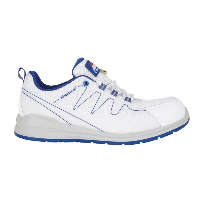 Himalayan 4330 Unisex White Non-Metallic Safety Trainer Lace Up SRC Slip Resistant Composite Midsole EN ISO 20345 910CBK110