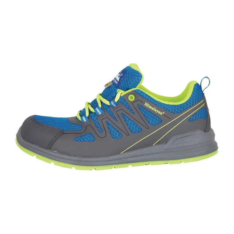 Himalayan Blue Unisex Non-Metallic Safety Trainer Lace Up UK 8 EU 42 Composite Midsole ESD SRC Slip Resistant 4331NV080