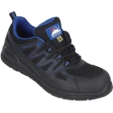 Himalayan Black Unisex Non-Metallic Safety Trainer Lace Up Shoe UK 10 EU 44 4333BK100