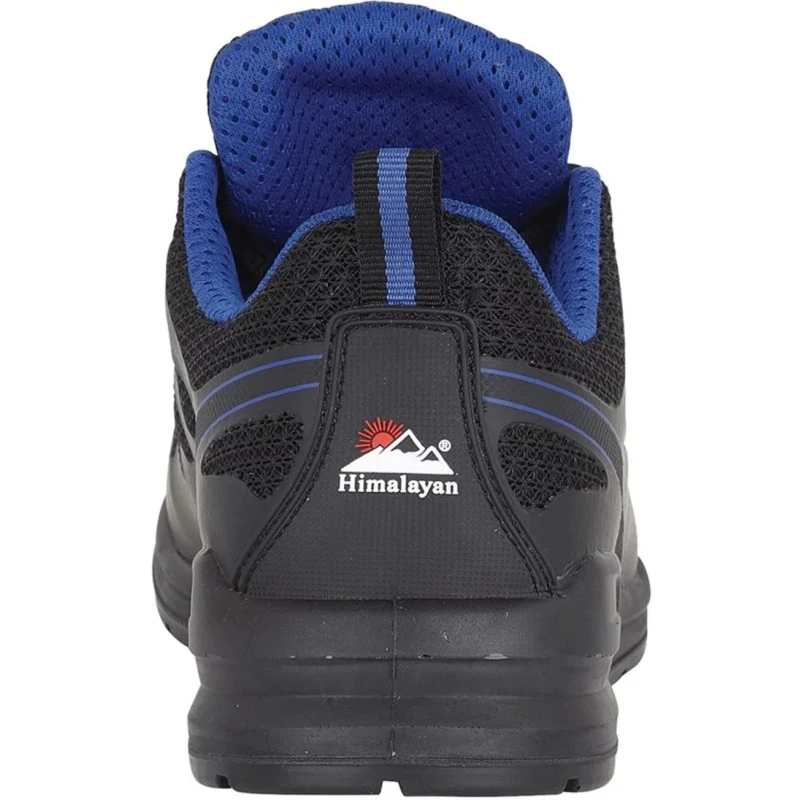 Himalayan Black Unisex Non-Metallic Safety Trainer Lace Up Shoe UK 10 EU 44 4333BK100