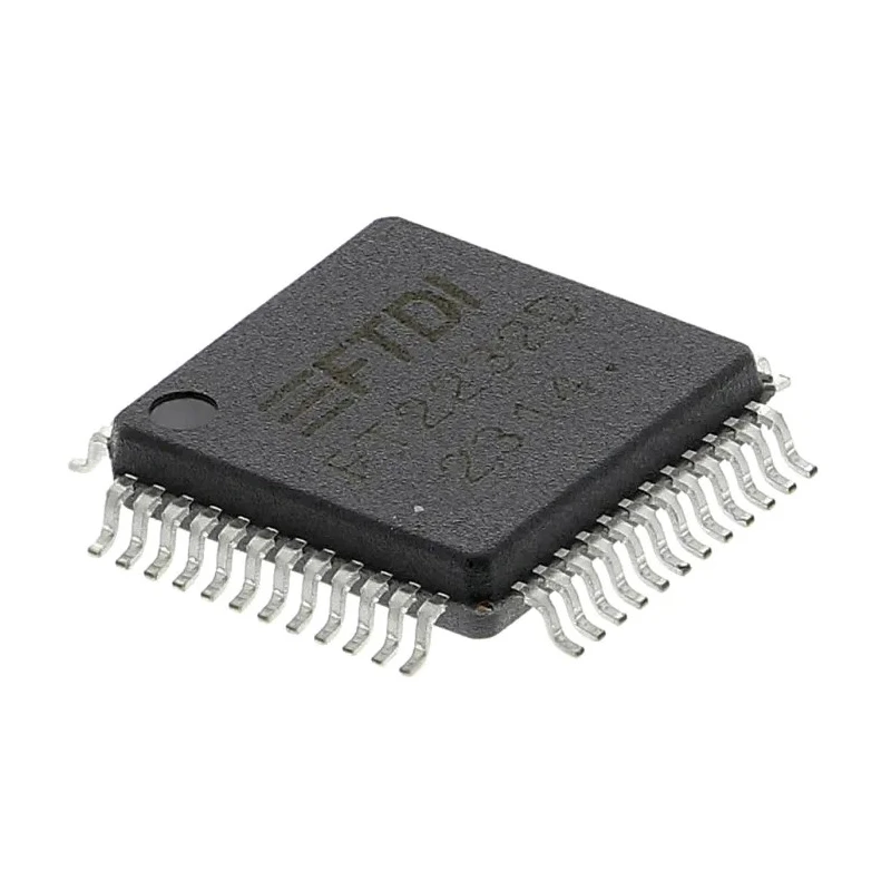 FTDI Chip USB Controller 5.25V, I2C, SPI, USB, UART, 3 V, 48-Pin LQFP FT2232D-REEL