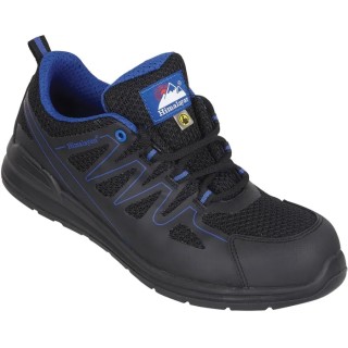 Himalayan 4333 Unisex Black Non-Metallic Safety Trainer, Lace Up, Size UK 9 EU 51, Composite Midsole, SRC Slip 2603BK090