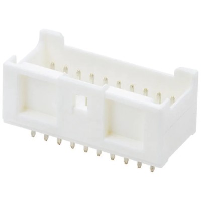 Molex MicroClasp Series Straight Through Hole PCB Header 20 Contacts 2 mm Pitch 2 Row Shrouded 55917-2010