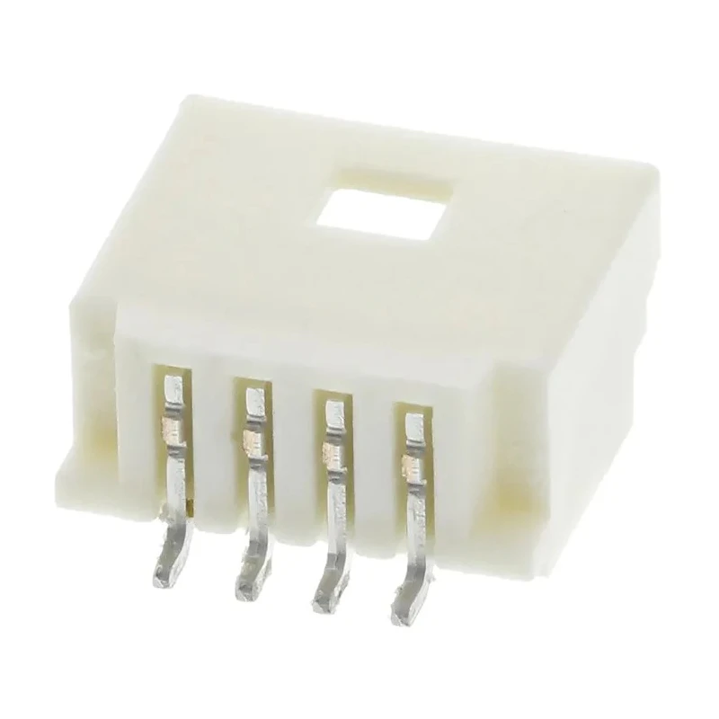 Molex Pico-Clasp Series Right Angle Surface PCB Header 4 Contact 1 mm Pitch 1 Row Shrouded 501568-0407