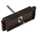 ITT Cannon DL 260 Way High Density Straight Panel Mount Male D-Sub Connector 1.2kV AC 5A 260 Contacts 111986-0014