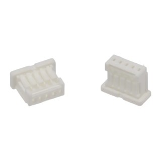 Molex Pico-Clasp Female Connector Housing 1 mm Pitch 5 Way 1 Row Straight 501330-0500