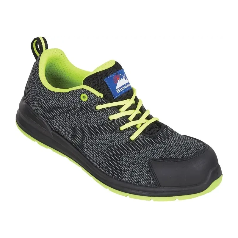 Himalayan Unisex Black Non-Metallic Safety Trainer Size UK 13, EU 48, Composite Midsole, Slip Resistant SRC 4341BK130