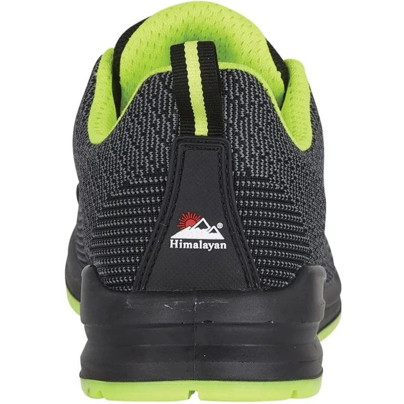 Himalayan Unisex Black Non-Metallic Safety Trainer UK 9 EU 43 Composite Midsole Slip Resistant Heat Resistant SRC 4341BK090