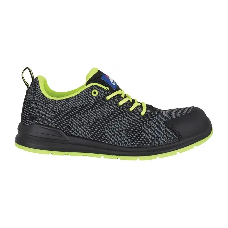 Himalayan Unisex Black Non-Metallic Safety Trainer UK 9 EU 43 Composite Midsole Slip Resistant Heat Resistant SRC 4341BK090