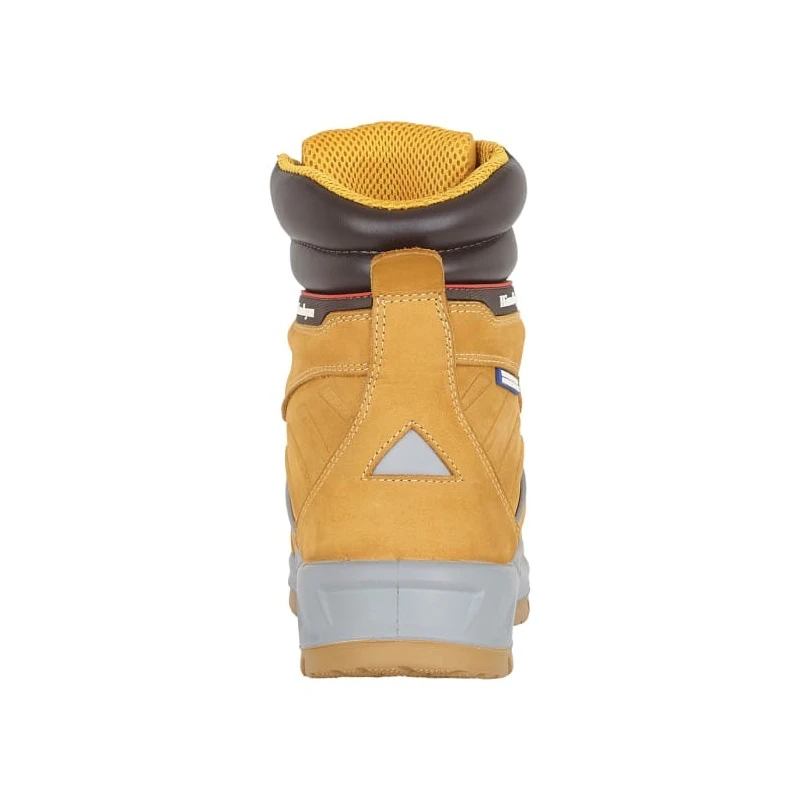 Himalayan Honey Non-Metallic Toe Capped Safety Boots Size UK 10 EU 44 Leather Upper Composite Midsole HRO SRC Slip 5211HY100