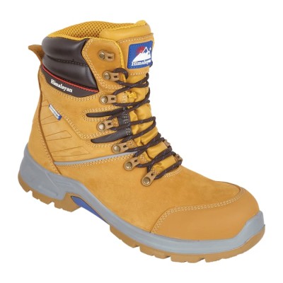 Himalayan Safety Boots Honey Leather Non-Metallic Toe Capped Composite Midsole SRC Slip Resistant EN ISO 20345:2011 5211HY110