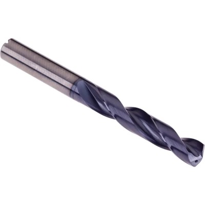 Dormer Solid Carbide Drill Bit 4.2 mm Size, 74 mm Overall Length, 36 mm Drilling Length, TiAlN Coated, Helical Flutes R4634.2