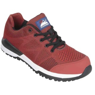 Himalayan Unisex Red Non-Metallic Safety Trainer Size UK 6.5 EU 40 with HRO Composite Midsole Heat Resistant 4313RD065