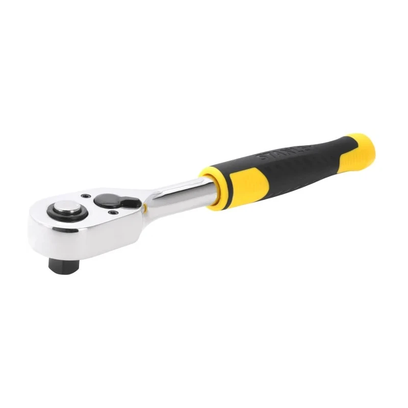 Stanley 3/8 in Chrome Finish Ratchet with Ratchet Handle STMT82664-0