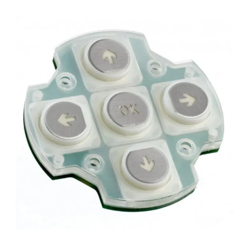 APEM 5 Key Illuminated ABS Keypad IP65 Rating Stainless Steel Actuator IP65