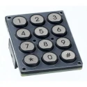 APEM IP65 12 Key Illuminated ABS Keypad 