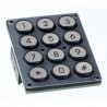 APEM IP65 12 Key Illuminated ABS Keypad