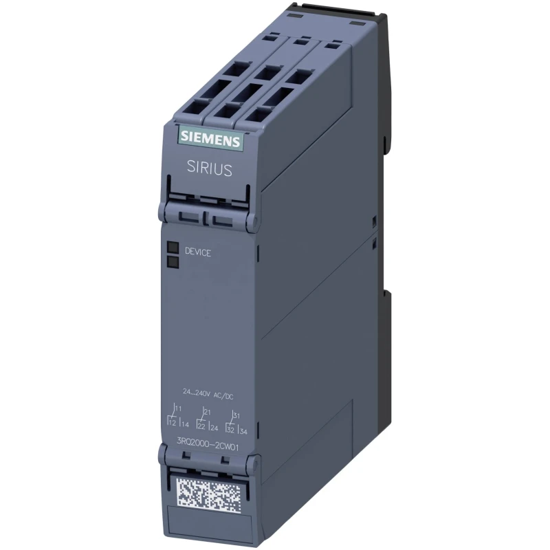 Siemens SIRIUS 3RQ2 Coupling Series Relay Snap-On Terminal Type Push-in 3A 250V AC/DC 3RQ2000-2CW01