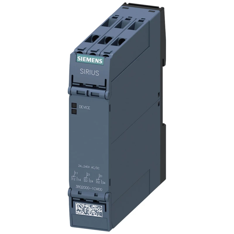 Siemens Electromechanical Interface Coupling Series Relay Snap-On Mount 3A 250V AC/DC 3RQ2000-1CW00