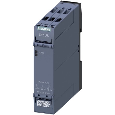 Siemens SIRIUS 3RQ2 Coupling Series Relay, Snap-On Mount, 3A Switching Current, 250V AC/DC, Gold Plated Silver 3RQ2000-1CW01
