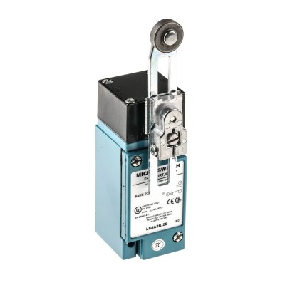 Honeywell Technologies HDLS Series Adjustable Roller Lever Limit Switch SPDT IP67 Die Cast Zinc Epoxy Coated LS4A3K-2B