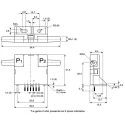 Honeywell Technologies Amplified Airflow Sensor for Dry Gas, 200cm³/min Min and Max, Plastic Housing, 10V DC, 20mA AWM3000