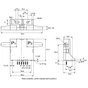Honeywell Technologies Amplified Airflow Sensor for Dry Gas, 200cm³/min Min and Max, Plastic Housing, 10V DC, 20mA AWM3000
