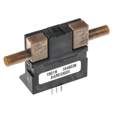 Honeywell Technologies Amplified Airflow Sensor for Dry Gas, 1L/min Min, 200cm³/min Max, Plastic Housing, 10V dc AWM3000