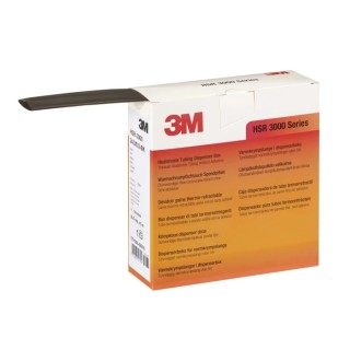 3M Halogen Free Heat Shrink Tubing Black 6 mm Sleeve Diameter x 10 m Length 3:1 Ratio Polyolefin HSR TE100042056 ? 85824