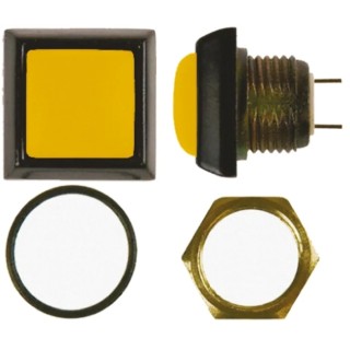 ITW Switches 59 Series Miniature Momentary Push Button Switch Panel Mount, 13.6 mm Cutout, SPST, Clear LED, IP67 59-215