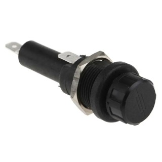 Bulgin 13A 250V AC Panel Mount Fuse Holder 1P-Pole for 6.3 x 25 mm FX0416