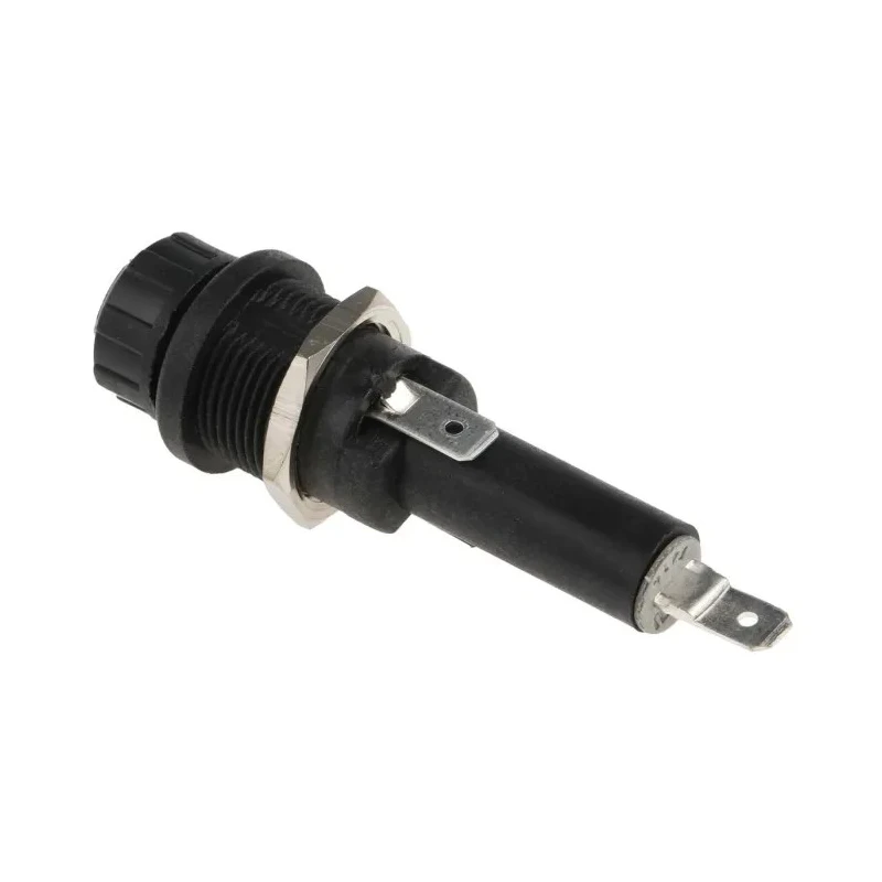 Bulgin 13A 250V AC Panel Mount Fuse Holder 1P-Pole for 6.3 x 25 mm FX0416