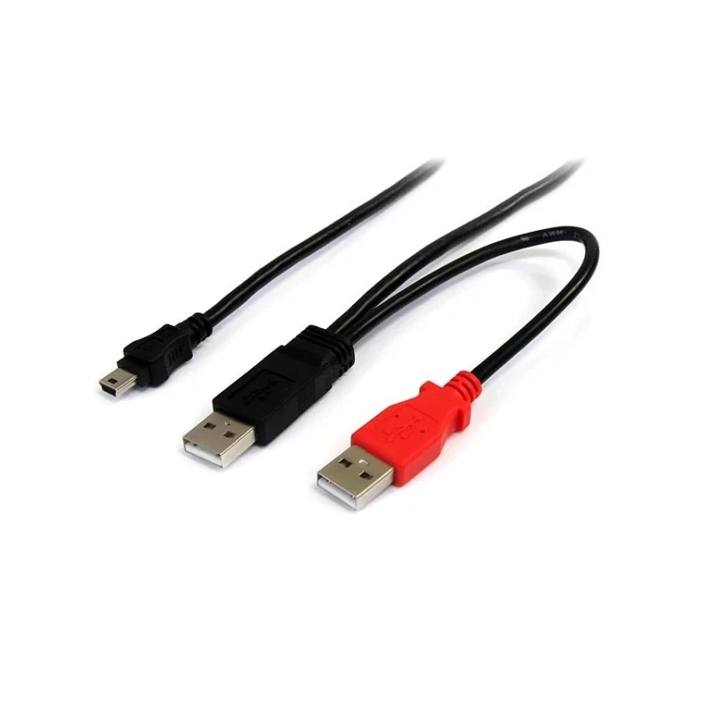 StarTech.com USB 2.0 Male USB Type A to Male Mini USB Type B Cable 1.8m USB2HABMY6