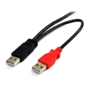 StarTech.com USB 2.0 Male USB Type A to Male Mini USB Type B Cable 1.8m USB2HABMY6