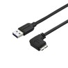 StarTech.com USB 3.0 Male USB Type A to Male Micro USB Type B Black 500 mm USB3AU50CMRS