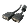 RS PRO Male VGA to Female VGA Cable 15 m, Polyvinyl Chloride Jacket, Black MXTHQ15M