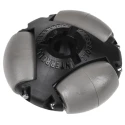 Interroll Roller Track with 48 mm Ball Diameter Alloy Steel Spindle Mount 6mm Flange Length 6mm Flange Width 2570