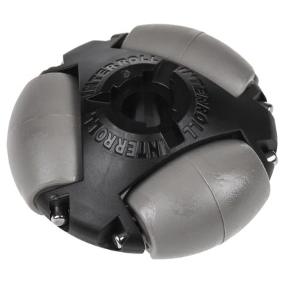 Interroll Roller Track with 48 mm Ball Diameter Alloy Steel Spindle Mount 6mm Flange Length 6mm Flange Width 2570