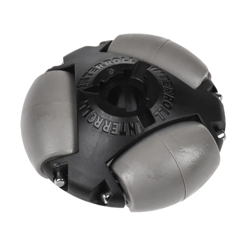 Interroll Roller Track with 48 mm Ball Diameter Alloy Steel Spindle Mount 6mm Flange Length 6mm Flange Width 2570